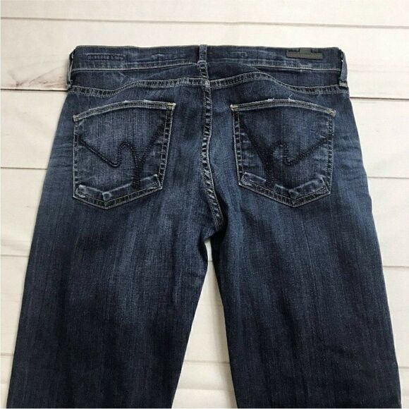 Citizens Of Humanity Womens Blue Mid Rise Pockets Bootcut Leg Denim Jeans Sz 27 - Picture 4 of 11
